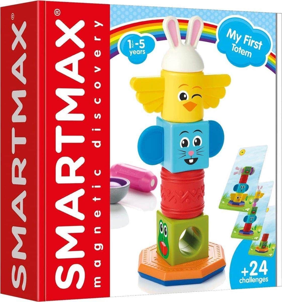 Ontvangende machine verlegen applaus SmartMax (Smart Games) - My First Totem - Boekhandel Pardoes