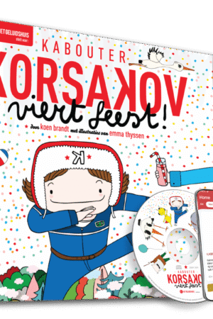 Kabouter Korsakov viert feest (boek met downloadcode en cd)