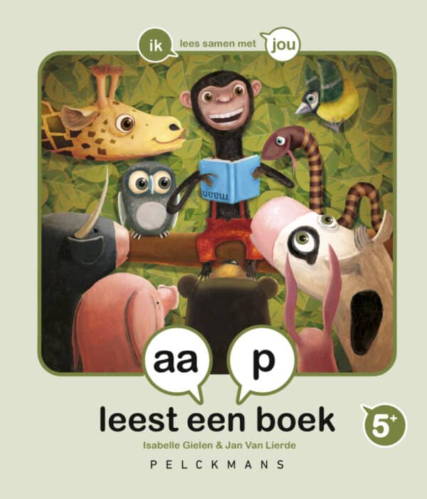 Kleuters samenleesboek - Aap leest een boek