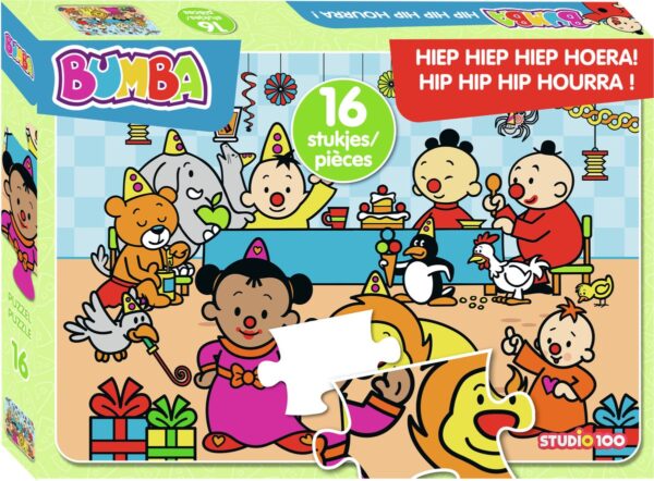 Bumba Puzzel - Hiep hiep hiep hoera!