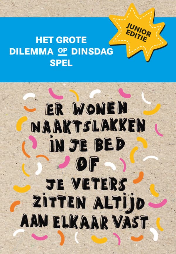 Het grote dilemma op dinsdag spel - Junior editie