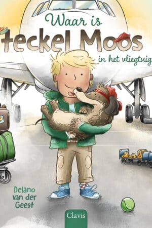 Waar is teckel Moos in het vliegtuig?