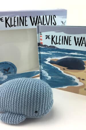 De kleine Walvis (kartonboek + knuffel in cadeauset)