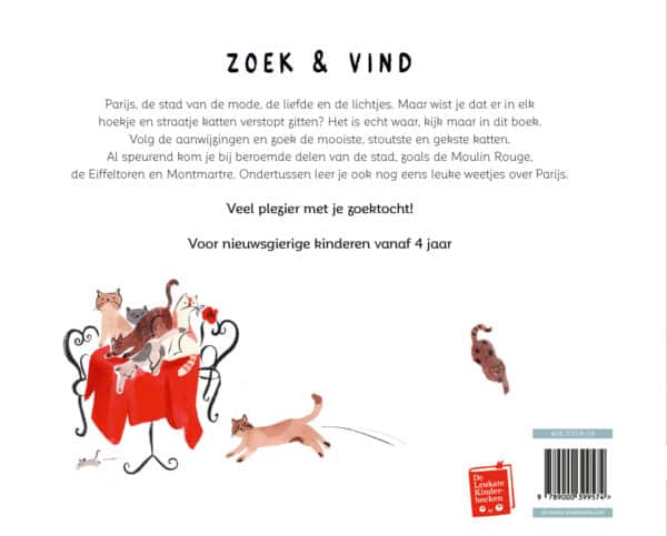 Katten in Parijs (Zoek en vind)
