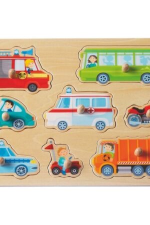 HABA - Inlegpuzzel: Voertuigen