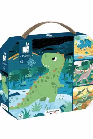 Janod - Puzzel: Dinosaurus (6-9-12-16 st.)