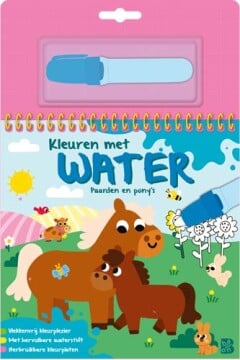 Kleuren met water - Paarden en pony's