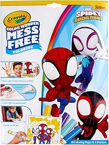 Crayola Color Wonder - Spidey (kleuren zonder vlekken)