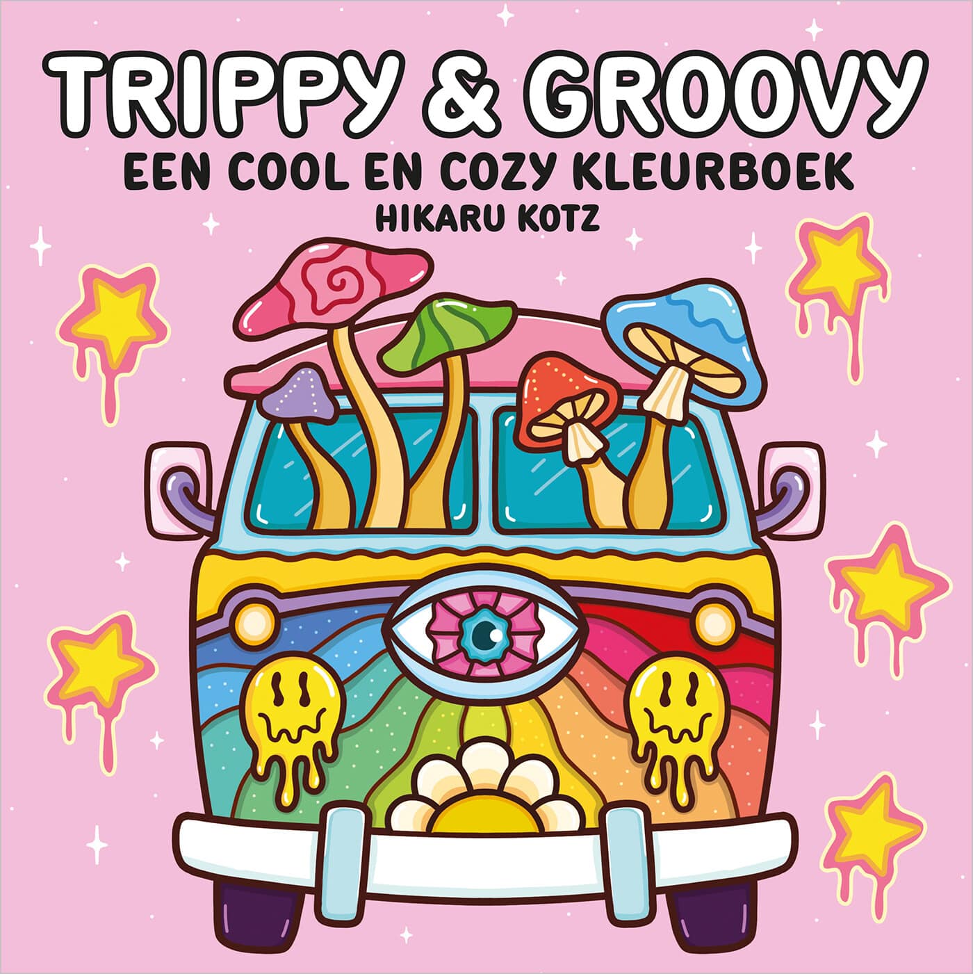 Cute en cozy kleurboek - Trippy & Groovy