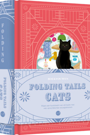 Folding Tails: Cats - Maak een kunstwerk van dit boek en kies uit drie verschillende vouwpatronen