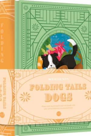 Folding Tails: Dogs- Maak een kunstwerk van dit boek en kies uit drie verschillende vouwpatronen