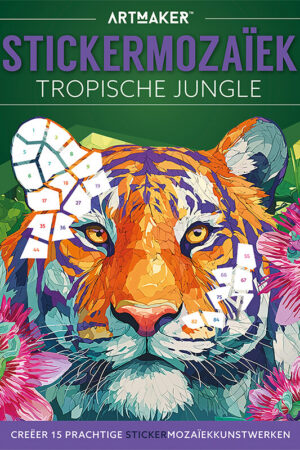 Stickermozaïek - tropische jungle