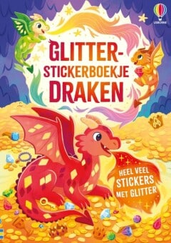 Glitterstickerboekje - Draken