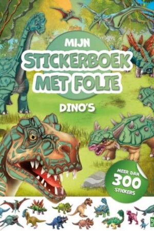 Mijn stickerboek met folie - Dino's