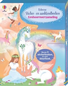 Usborne: Eenhoornverzameling (sticker- en aankleedboek)